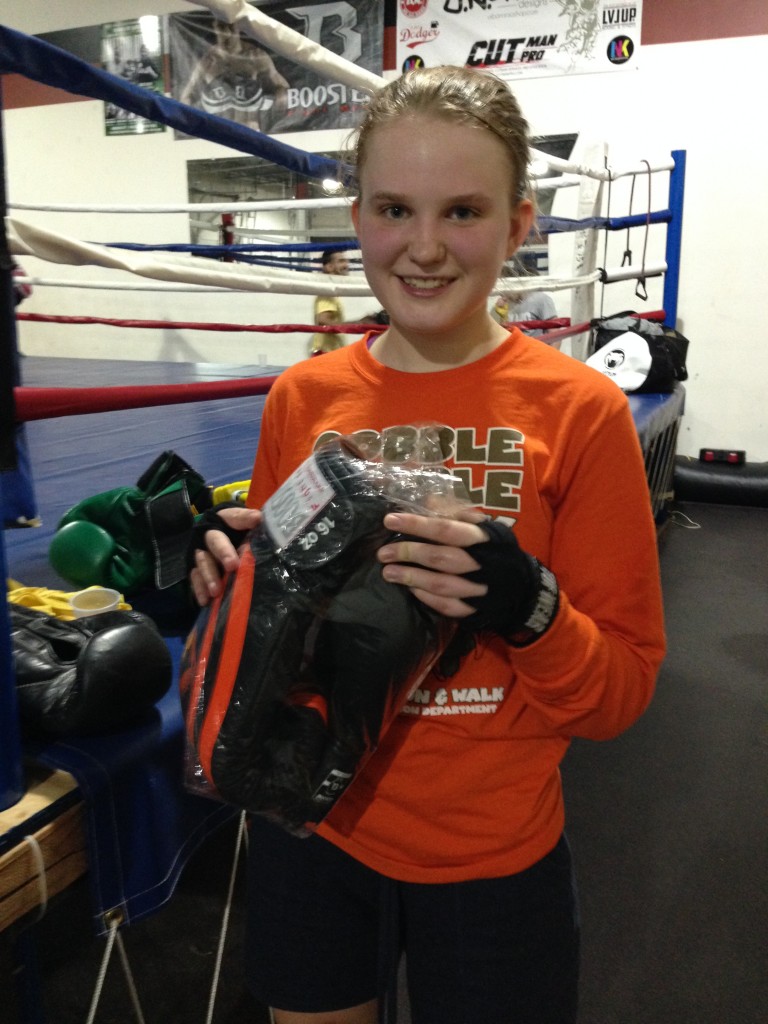 Abigail & Her New Gloves